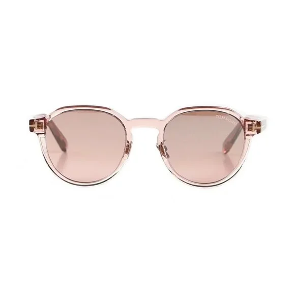NEW TOM FORD SUNGLASSES PINK WOMEN ROUND EYEWEAR is  display picture 2